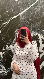⁦Heart print dress⁩ - الصورة ⁦5⁩