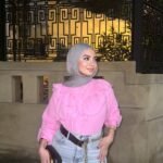 Pink crinkle blouse 🌸